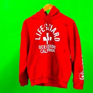 Awesome Oceanside life guard hoodie